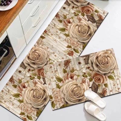 China Best Selling Single Washable Non Slip Mats Nordic Kitchen Floor Mat Waterproof Commercial for sale