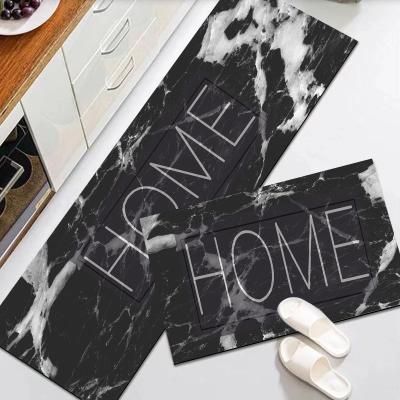 China Hot Sale Washable Top Customized Modern Floor Mats Set Kitchen Carpet Mat Anti-slip for sale