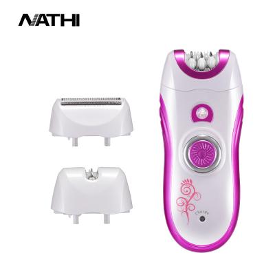 China Hot Selling Portable Car Hair Removal Luxury Gift Box Packaging Ladies 3 In 1 Epilator Battery Powered Shaver for sale