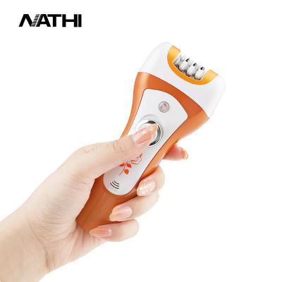 China Rechargeable 2023 Eyebrow Hair Remover Lead 2 in 1 Epilator Ladies Hair Body Epilator Face Body Best Threading Machine for sale