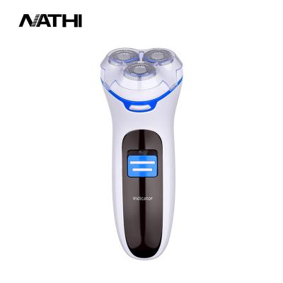 China Waterproof Triple Blade Face Shaver Radio Rendered In Wet Dry Rechargeable China Shavers Electric Beard Shaver Use for sale