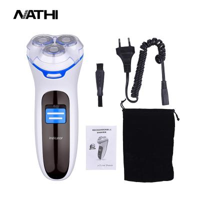 China Triple Multifunction Machine Men's Rechargeable Blade Shaving Blade Use On Face Portable Cordless Razor Electric Shaver for sale