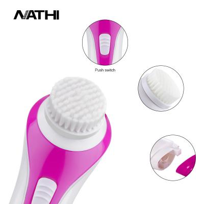 China OEM Customization Face DEEP CLEANING Cleansing Brush New Product Electric Multifunctional Portable Face Cleansing Brush Heated for sale