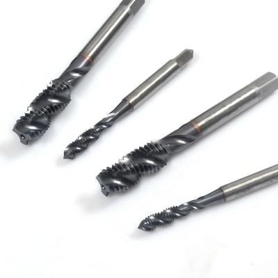 China Hss Tin Right Spiral Tap M6 Hss Self Tapping Slotted Thread for sale