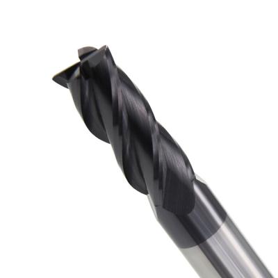 China Carbide OEM Standard Length 65hrc Roughing Radius Corner End Mills For Steel for sale