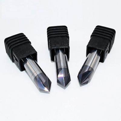 China Carbide End Mills Chamfer Edge Corner Router Best V Bit Milling Cutter for sale