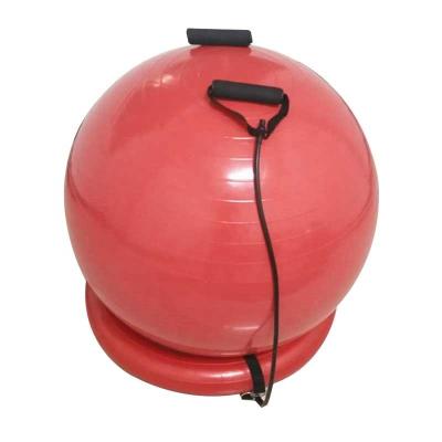 China yoga & high quality fitness pilates gym fitness yoga anti half busted balance ball with base for sale