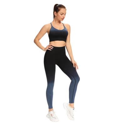 China High Quality Oversized Women's Breathable Sports Worked Seamless Yoga Suit 3 Piece Sets For Ladies for sale