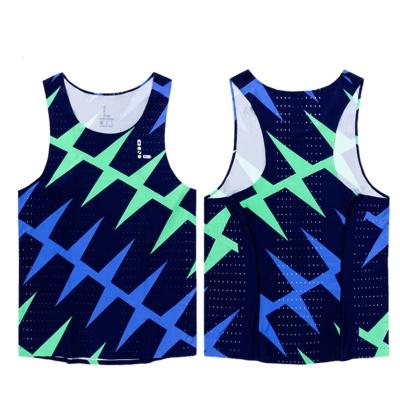 China Singlets Bodybuilding Gym Fitness Breathable Custom Running Seamless Sports Heat Seal Tank Top For Unisex for sale