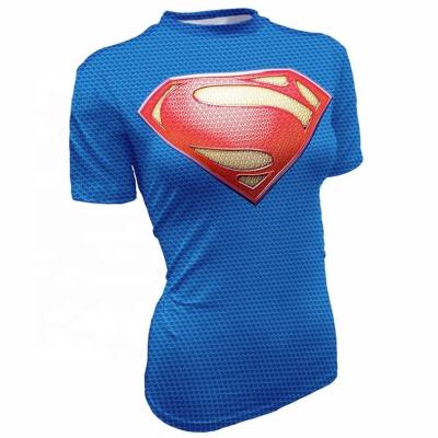 China Breathable Wholesales Customized Design Logo Ladies Sublimation Printing 100% Cotton Women Round Neck T-Shirts for sale