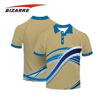 China Wholesale Custom New Design Anti-pilling Plus Size Polyester Spandex Sublimation Polo T-Shirt For Men for sale