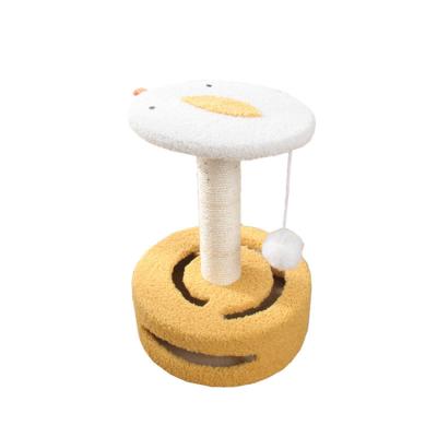 China Durable Wholesale Durable Grinding Claw Jumping Platform Cat Tree Cute Cat Tree Funny Small Climbing Frame Cat Tree for sale