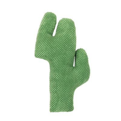 China Corduroy Viable Molar Bite Hot Sale Cat Supplies Catnip Toy Cactus Resistant Funny Pet Toy for sale