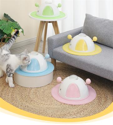 China Viable Funny Corner Game Relieve Boredom Pet Leaking Toy Rubbing Cat Toy Swinging Pet Ball for sale