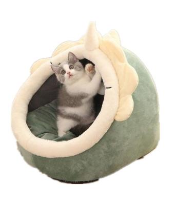 China Warm Winter Pet Chicken House Cat House Indoor Plush Cat House Viable for sale