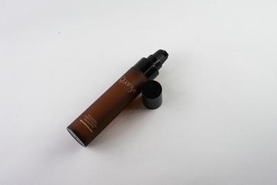 China De slanke Kosmetische Fles/de Oppervlakte die van Little Brown Automaatflessen drukken Zonder lucht Te koop