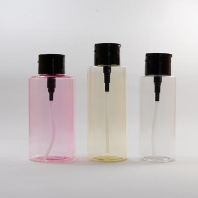 Chine l'animal familier en plastique de 300ml 400ml 500ml met le solvant en bouteille de maquillage de toner de peau à vendre