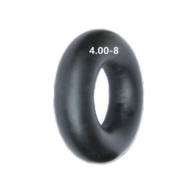 China Original Natural Rubber Wheelbarrow 4.00-8 Natural Rubber Tire Inner Tube, With TR-13 Right Valve for sale