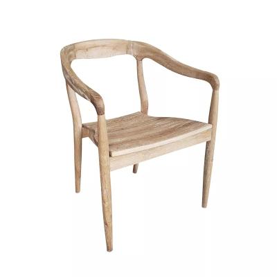 China MRS WOODS Handmade Nordic Reclaimed Wood Armrest D for Back Stacking Dining Wedding Events Chairs Rental Classic Chair Wholesale Home for sale