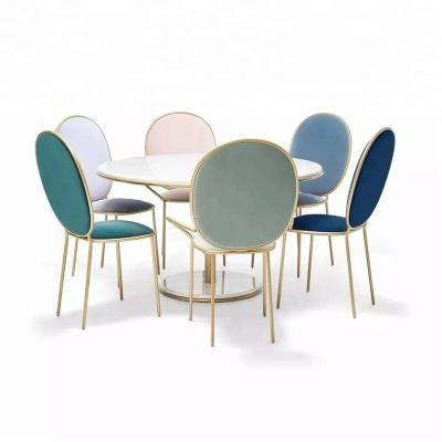 China MRS WOODS Handmade Modern Style Different Color Hotel Banquet Wedding Event Use Stainless Steel Stay Dining Chair for sale