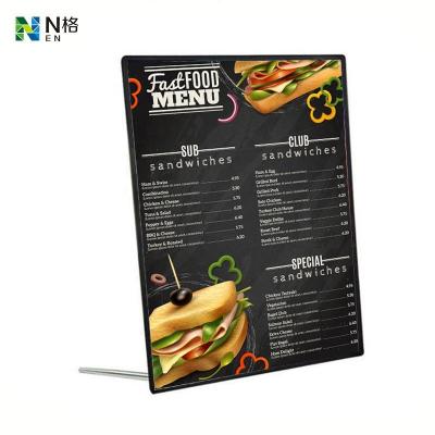 China Various Installation Methods A2 Slim Light Box Led Display Advertising Light Box For Restaurant Cinema Menu Board for sale