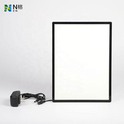 China Various Installation Methods LED Ultra Slim Light Box Poster Glass Rack Lighting Display Advertising Message Promotion for sale