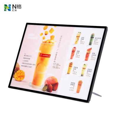 China Various Installation Methods 50*70cm Slim Light Box Advertising Led Backlit Light Box Poster Photo View LED Crystal Menu Board for sale