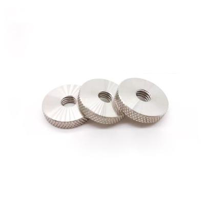 China Aluminum M3 M4 M5 M6 M8 Customized 304 Stainless Steel Diamond Knurled Inch Nut CNC Machining Service for sale