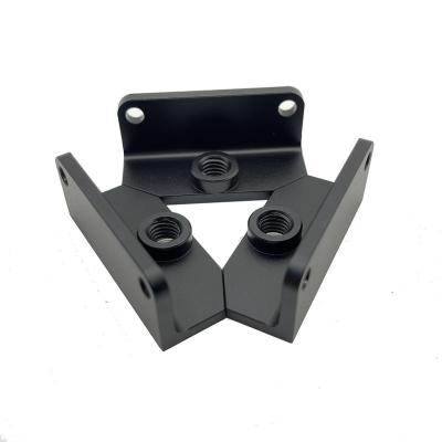 China Custom Aluminum Sand Blast And Anodized Surface Treatment Aluminum Metal Bracket For Automotive Spare Parts CNC Machine Service for sale