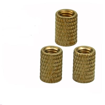 China H59 Brass Knurled Sleeve Nut Aluminum Cnc Customized Machining Service for sale