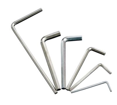 China Hex key 4mm short viable arm, steel key way with galvanized, size 25x68mm for sale