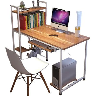 China 4 Tier Modern PC Workstation Laptop Home Office Student Table Shelving Computer Desk for sale