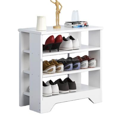 China Modern wooden creative bamboo shoe rack, shoe rack fittings made in rows 70*29.5*19.5CM for sale