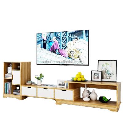 China Modern I - Shaped Modern TV Cabinet Television Middle Shelves Rack Shelf Set Display for sale