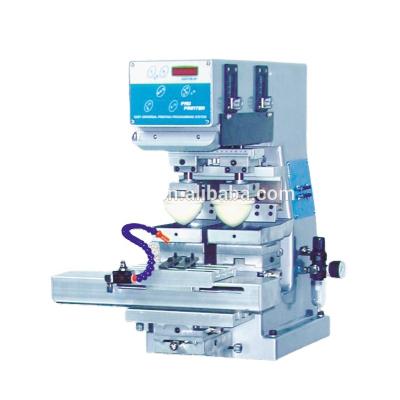 China Factory DX-MINI2S 2 Color Desktop Recessed Inkwell Pad Open Printing Machine With Shuttle for sale