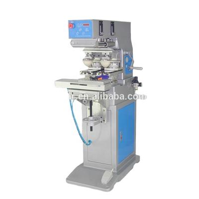 China Logo printing on DX-P2S 2 color watch dial pad plastic printing machine with shuttle for sale