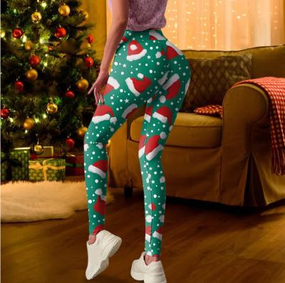 China Nanxue Breathable Christmas Leggings New Fashion Stretch High Waisted Digital Printing Leggings for sale