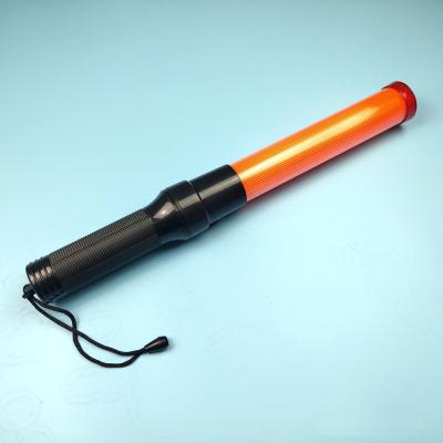 China Road Safety Control LED Police Traffic Safety Baton Warning Light Stick with 4 Flashing Modes for sale