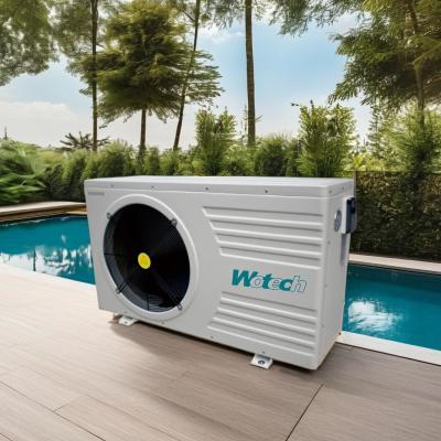 China Calentador de piscinas 220Volt R32 Bomba de calor eléctrica de fuente de aire encendida/apagada para hoteles y hogares en venta