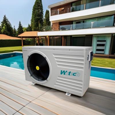 China R32 4.5-31Kw 50hz ON/OFF Portable Swimming Pool Heater 220 V Electric Heat Pump For Hotels And Pools for sale