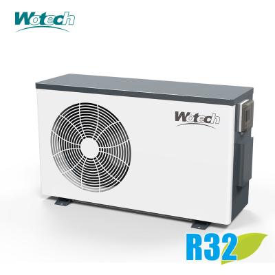 China 10kw R32 Poolwärmepumpe mit hoher Wasserdurchflussrate und Gleichstromumrichtertechnologie zu verkaufen