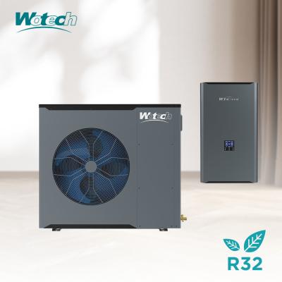 China Wotech CE-Zertifikat 8kw R32 Einphasen-Inverter Split-Wärmepumpe für Heizung und Kühlung von KW zu verkaufen