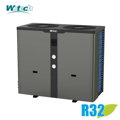 China Wotech 55Kw R32 Swimming Pool Heat Pump OEM DC On/Off Electric For Hotel Pool Water Heating for sale