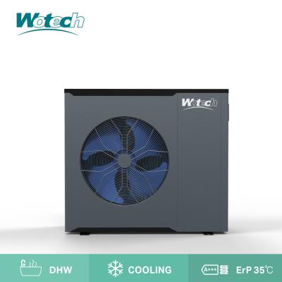 China R32 Warmtepomp met luchtbron voor verwarming, koeling en warmtekrachtverwarming Gegalvaniseerd staal 14kw monoblok Te koop