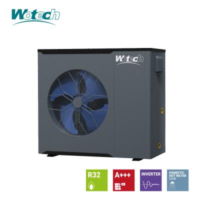 China Wotech R32 Monoblock Air Source Water Heat Pump 18kw voor snelle installatie en koeling in huis Te koop