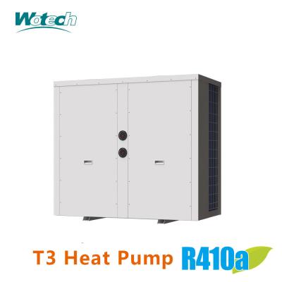 China 45kw Vertical Discharge Comercial R410a Scroll Compressor On / Off Pool Heat Pump for sale