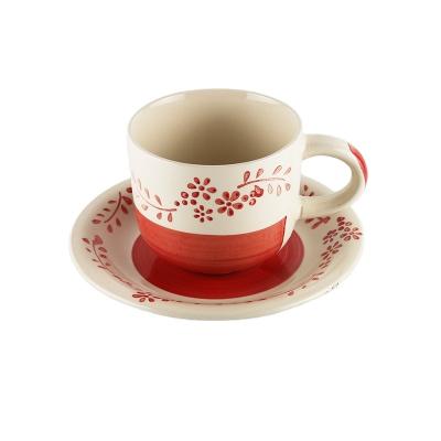 China Disposable Gift Set Cup and Saucer Set of 12 for sale