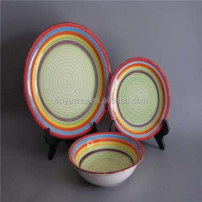 China Karachi Pakistan Melamine Viable Dinner Set for sale