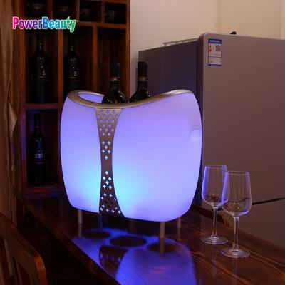 China LED Flashing Light Outdoor Wireless Karaoke Speaker Waterproof Ice Bucket with Music for sale