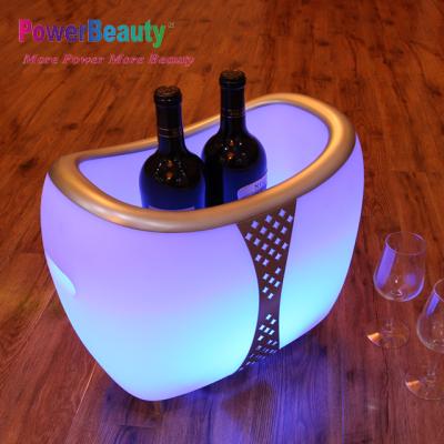 China Hot Selling Phone Function Amazon Design LED Ice Bucket With 7 Color Luminous Wireless Speaker And With Remote Control for sale